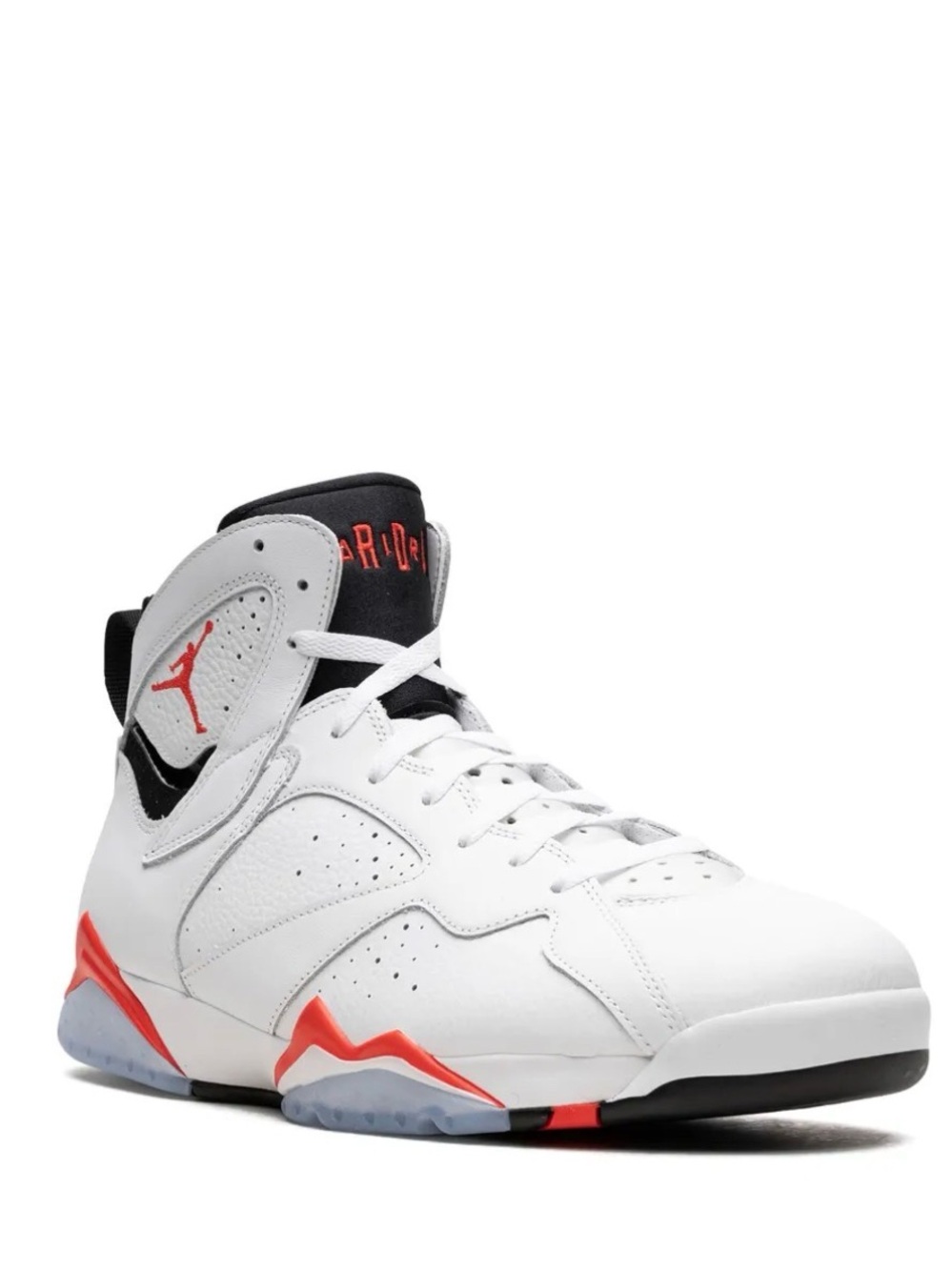 Jordan Men's White/Black/Red High-Top Basketball Sneakers